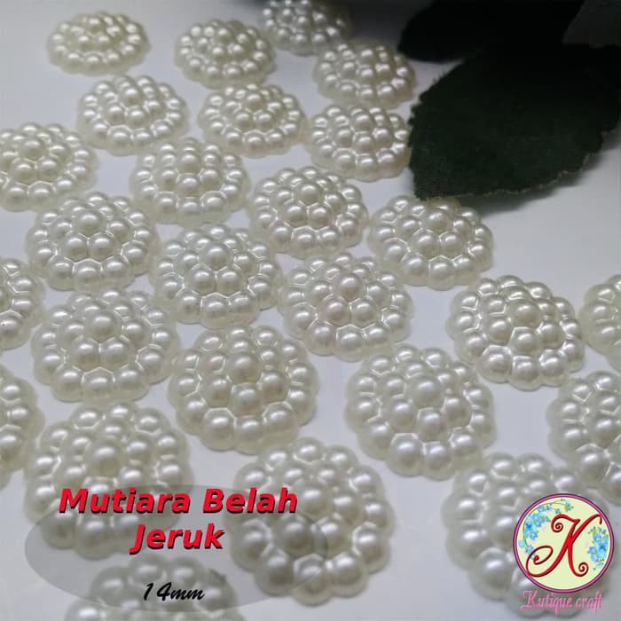 Langsung Order Mutiara Belah Jeruk 14mm per 25 pcs terakhir