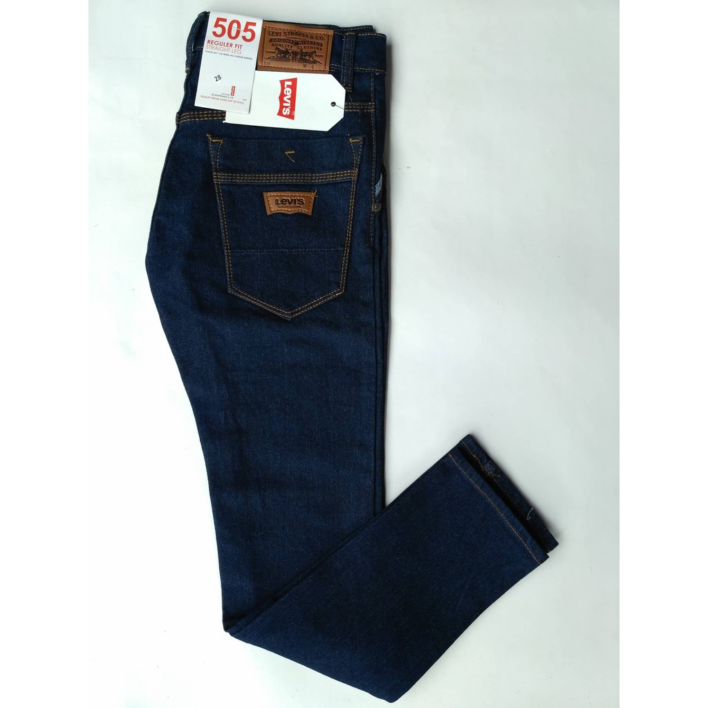  Celana  Panjang  Pria  Jeans Pensil Regular  fit  Garment 