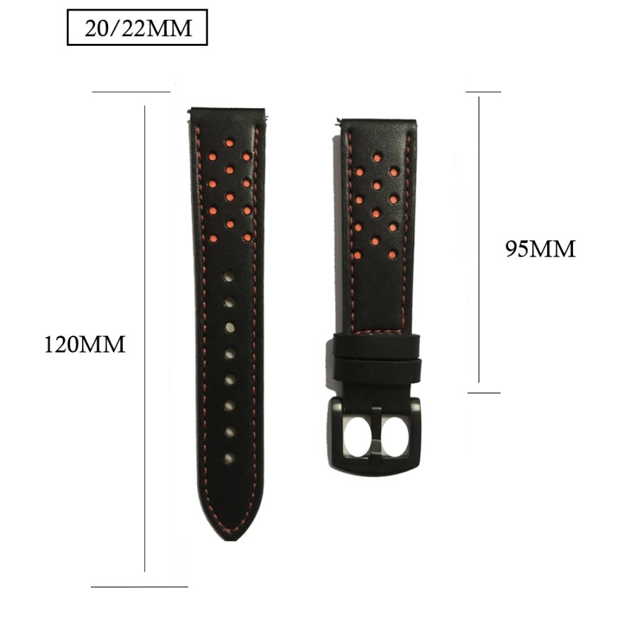 STRAP XIAOMI MI WATCH 46MM TALI JAM MODEL LEATHER SPORT 22MM