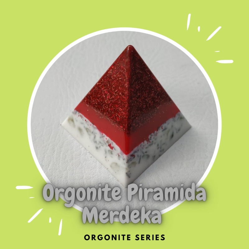 Orgonite Piramida Spesial Hari Merdeka