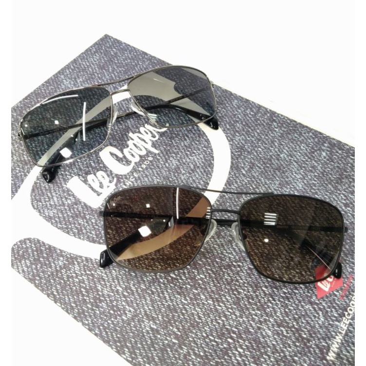 Kacamata hitam original pilot Lee Cooper 100% anti uv