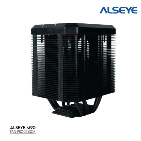 Cpu cooler gaming alseye amd intel 4 heat pipe 9cm fan A-rgb universal m90 - Fan processor heatsink m-90