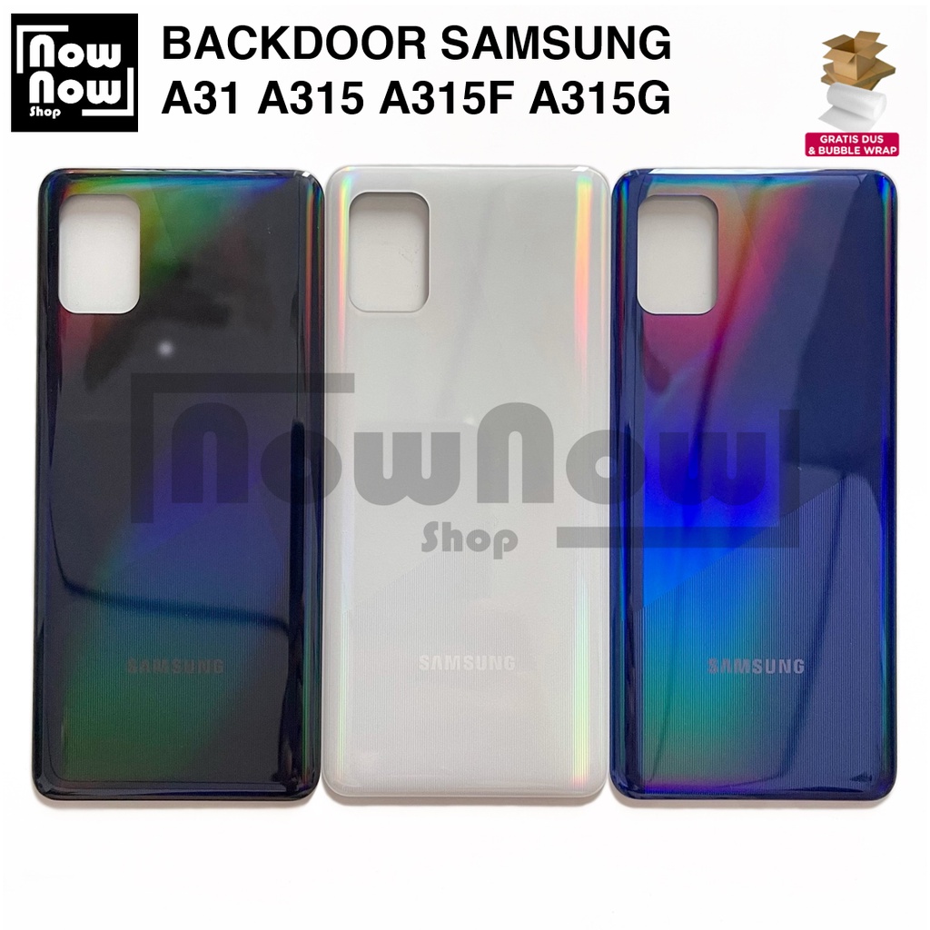 Backdoor Tutup Belakang Baterai Backcover Back Casing Housing Samsung Galaxy A31 A315 A315F A315G Cover Belakang SM-A315F SM-A315F/DS SM-A315G/DS SM-A315G SM-A315N