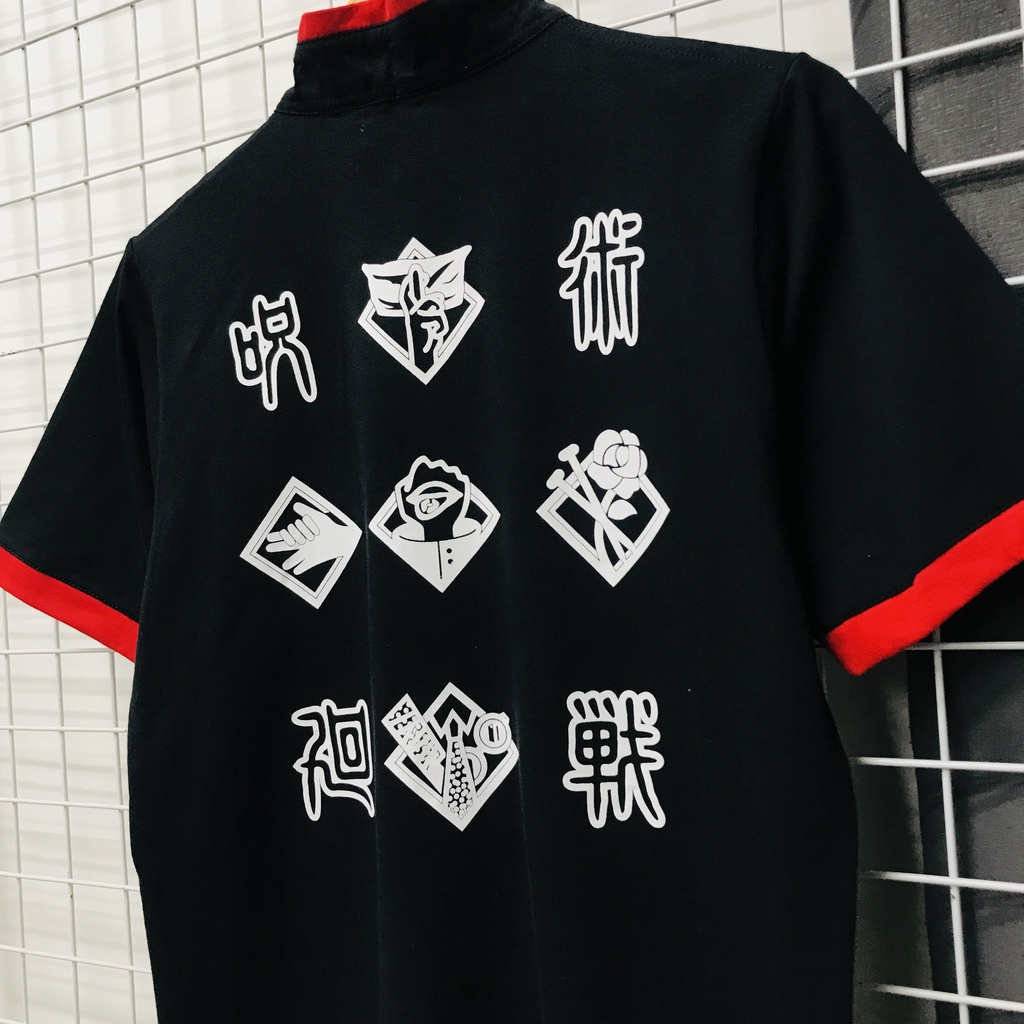 Kaos Polo Collar Jujutsu Kaisen Anime Manga Premium Unisex