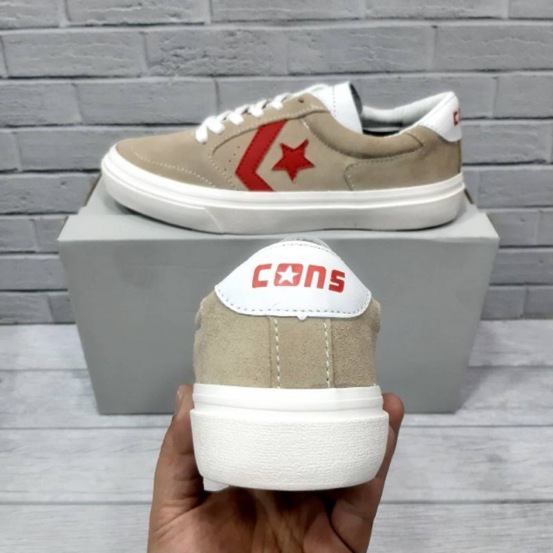 RESTOCKCONVERSE ALL STAR OX CHECKPOINT CREAM RED