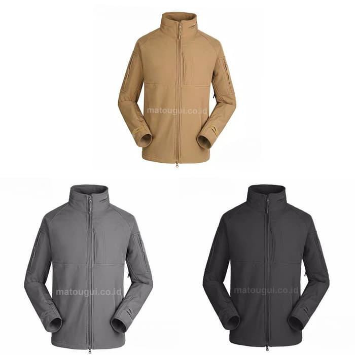 Jaket TAD Tactical ZHG - Abu-abu, S