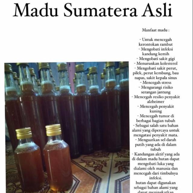 

Madu Asli Sumatera Utara