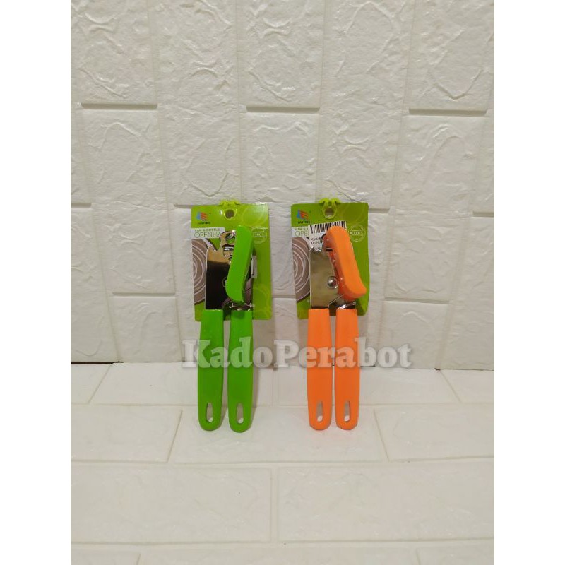 pembuka kaleng orange kitchen - pembuka kaleng putar - bottle opener