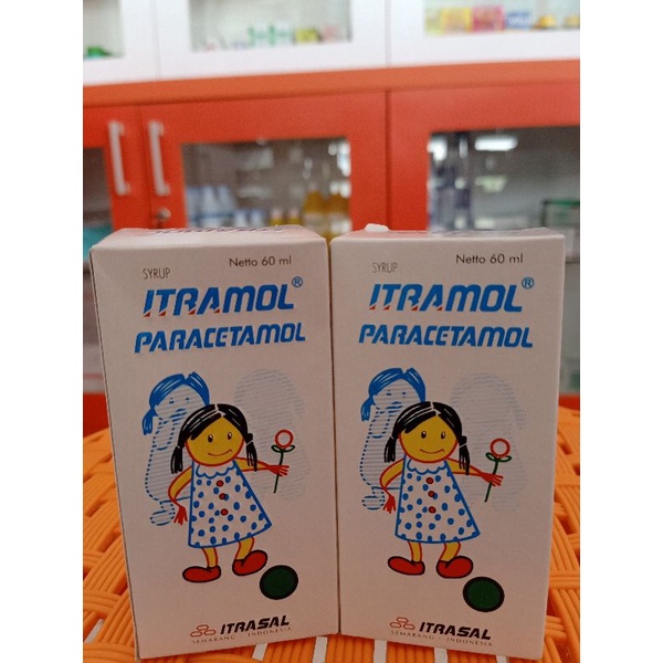 Itramol (parasetamol) sirup obat demam & sakit kepala