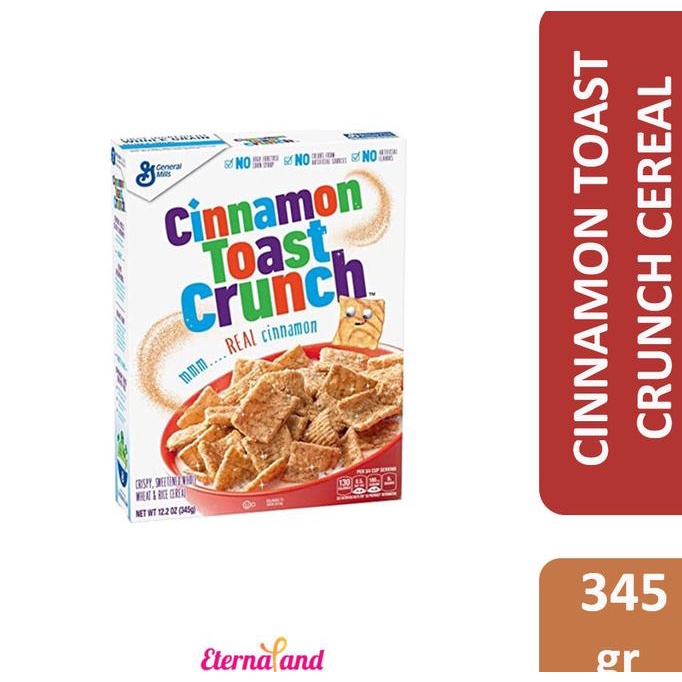 

Cinnamon Toast Crunch Cereal - sereal sarapan impor rasa cinnamon