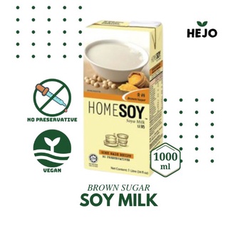 PROMO SOY MILK WITH BROWN SUGAR 1 LITER - HOMESOY SUSU SOYA | Shopee