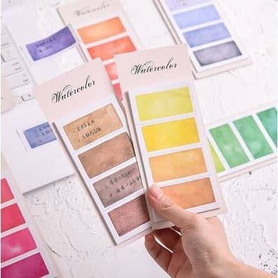 Watercolor Sticky Notes (80pcs)