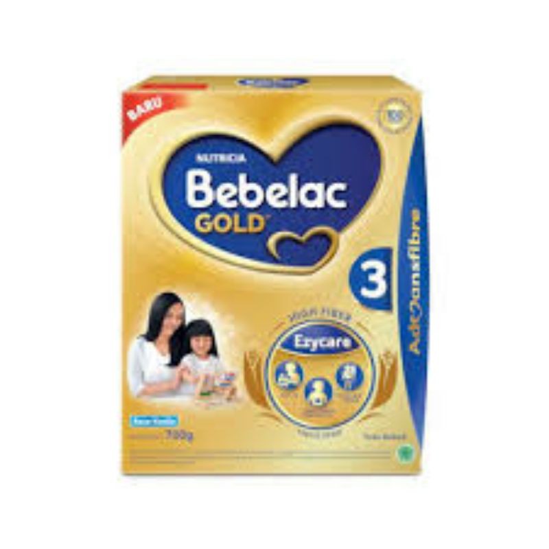 BEBELAC GOLD 3 VANILA SUSU BUBUK TINGGI SERAT 700 GR