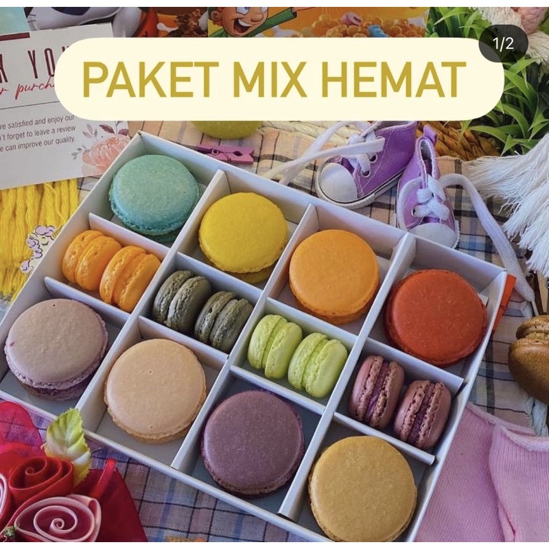 

paket mix hemat macaron