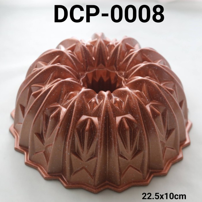 

DCP-0008 LOYANG MARBLE BUNDT PAN TULBAN ANTI LENGKET CRYSTAL KUE BOLU BERKUALITAS