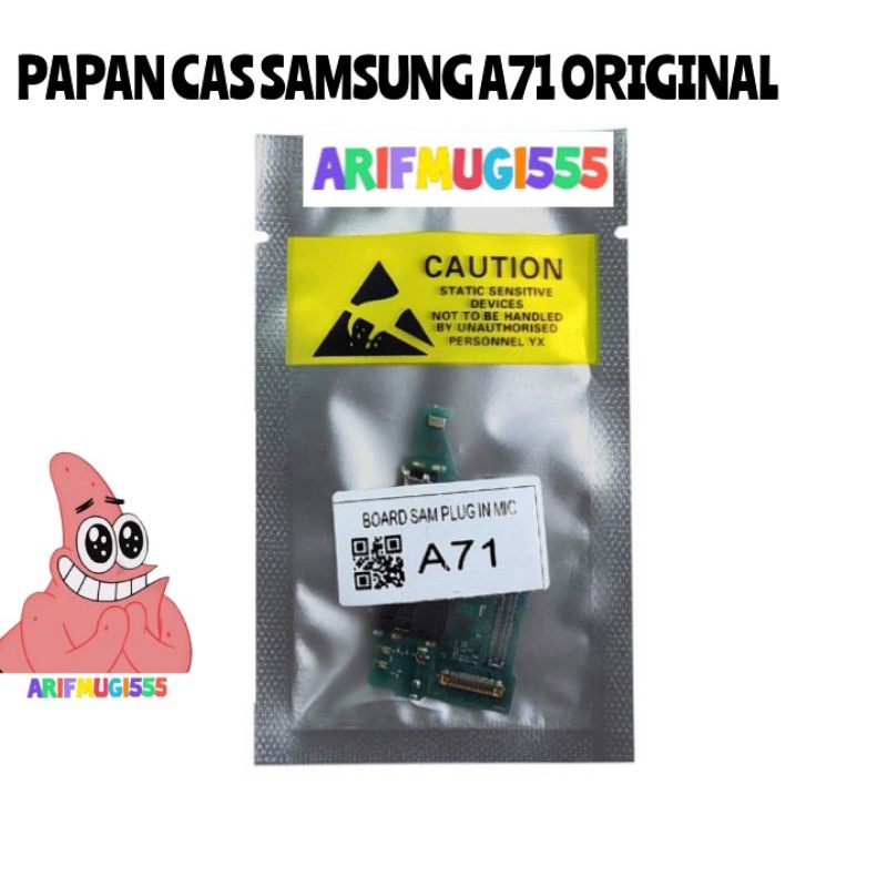 BOARD KONEKTOR CONECTOR CAS CHARGER PAPAN MODUL SAMSUNG GALAXY A71 ORIGINAL