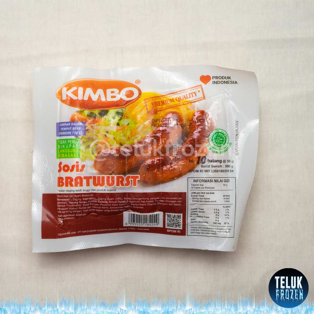 

Sosis kimbo sapi rasa original isi 10 / 500 gr / sosis kimbo mini enak ori bratwurst