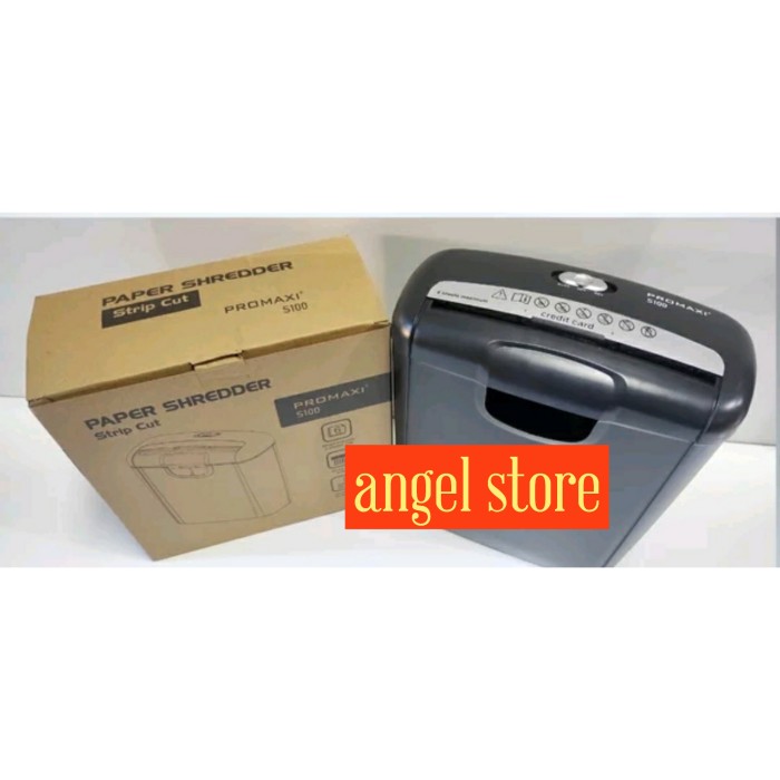 

q4AD5s Promaxi S100 Mesin Penghancur Kertas - Paper Shredder Promaxi S-100 As71S0D