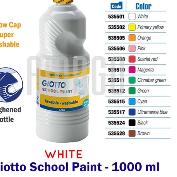 

♚ GIOTTO SCHOOL PAINT - WHITE - 1.000 ml - 535501 ⅎ