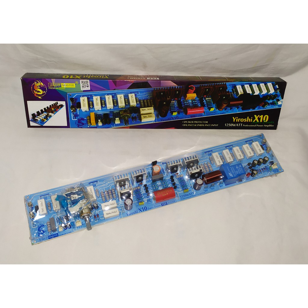 Kit YIROSHI Kit Power Amplifier YIROSHI X10 TEF System 1250Watt Mono-B010-172