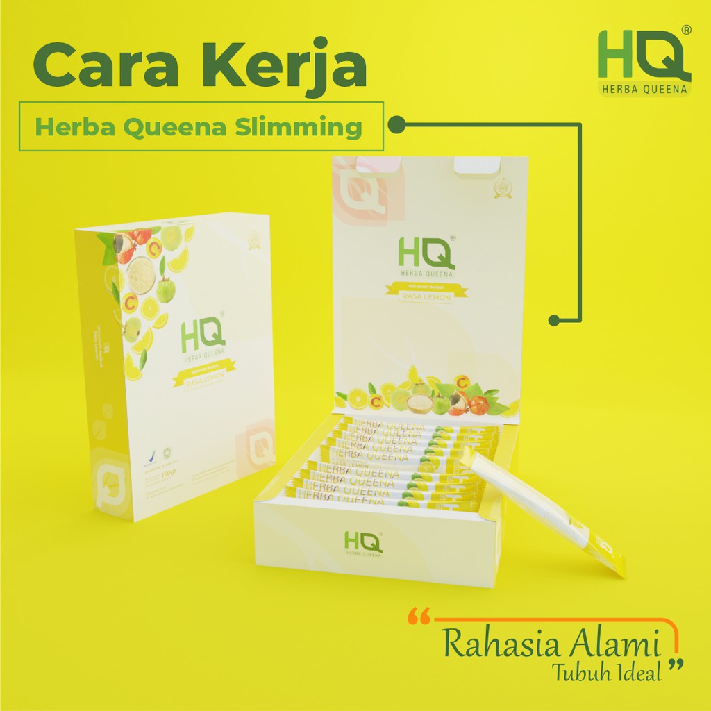 HQ Slimming Membersihkan Saluran Pencernaan Herbal