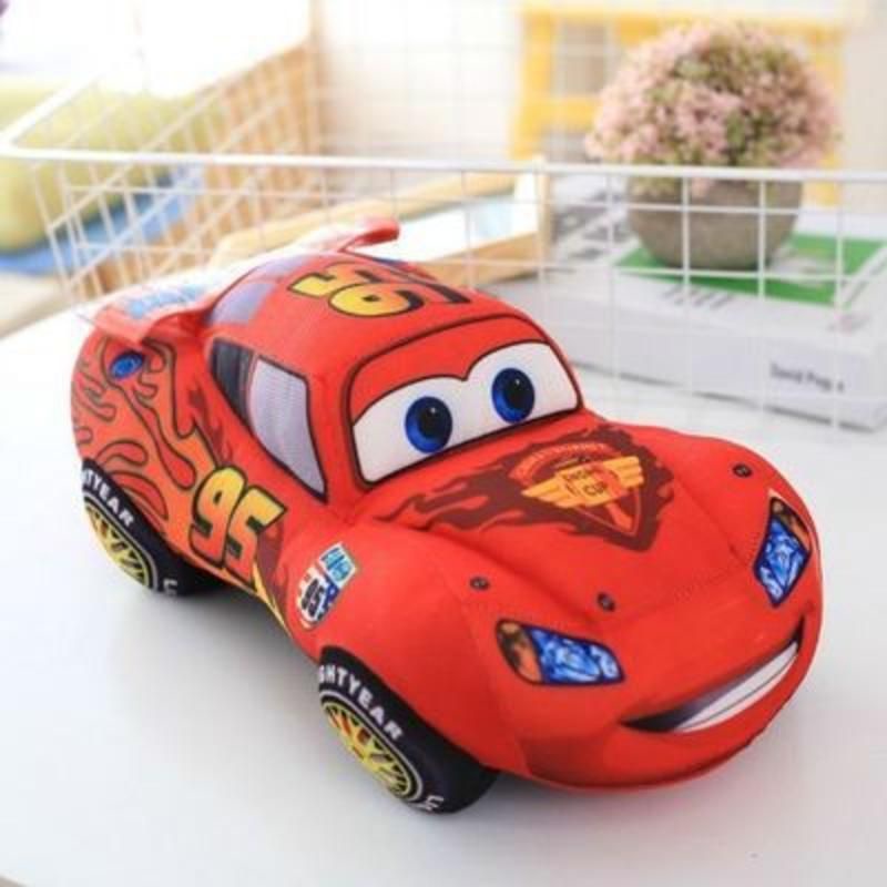 Cars Lightning McQueen Plush Toy Stuffed Ragdoll Car Ornament Kids Birthday Gift Toys For Girls Boys