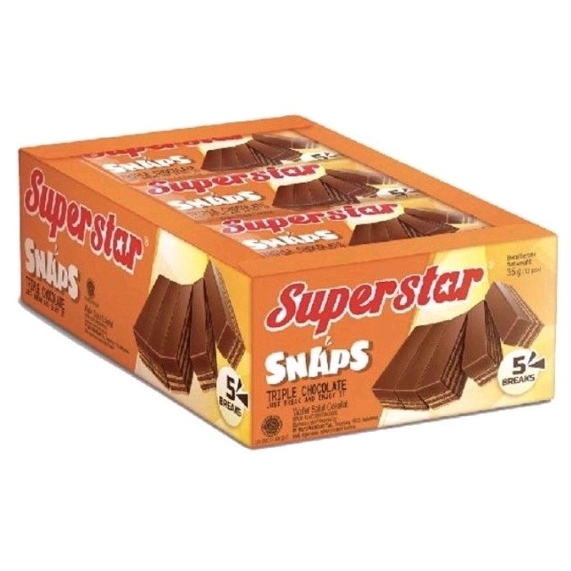 

Superstar Snap 12 pc@28 gram/Box