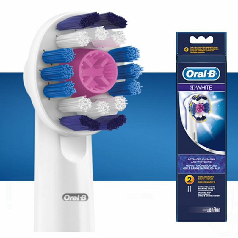 Oral B 3D white toothbrush head/ kepala sikat gigi oral B 3D white HARGA per 1pieces