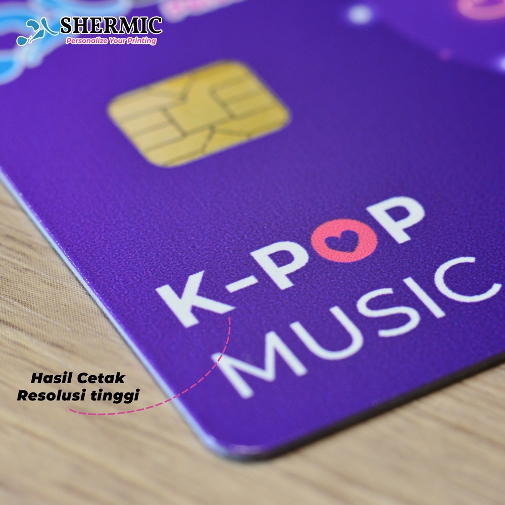 Cetak Custom Print UV DESAIN ID CARD KTA