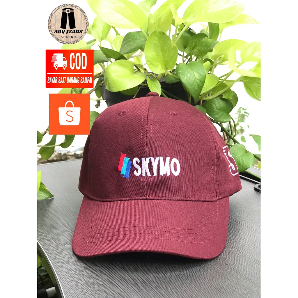 Topi Karakter Skymo Distro Pria Bordir / Topi Distro Bordir Skymo Karakter Pria