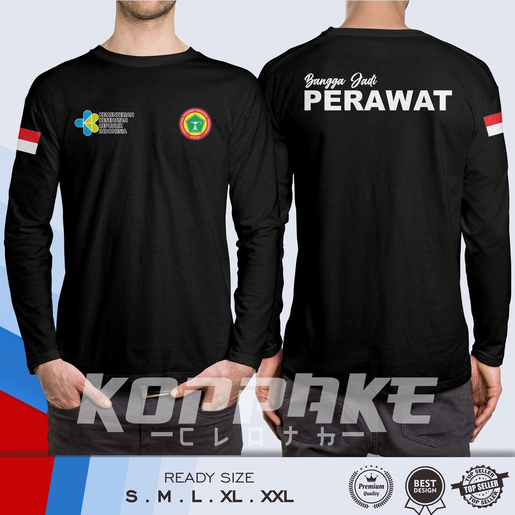 Kaos Bangga Jadi Perawat PPNI Lengan Panjang Baju Distro