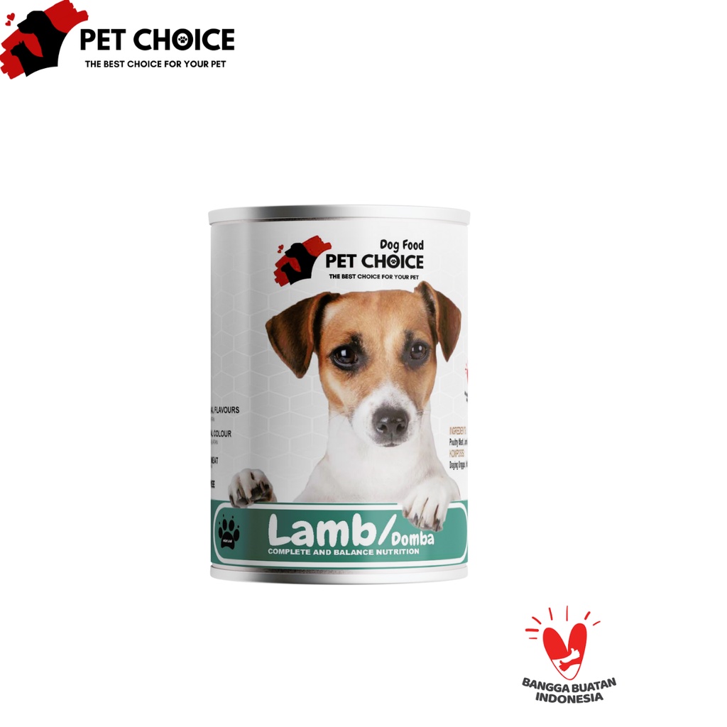 

PETCHOICE™ Makanan Anjing Basah 340gr rasa Daging Domba