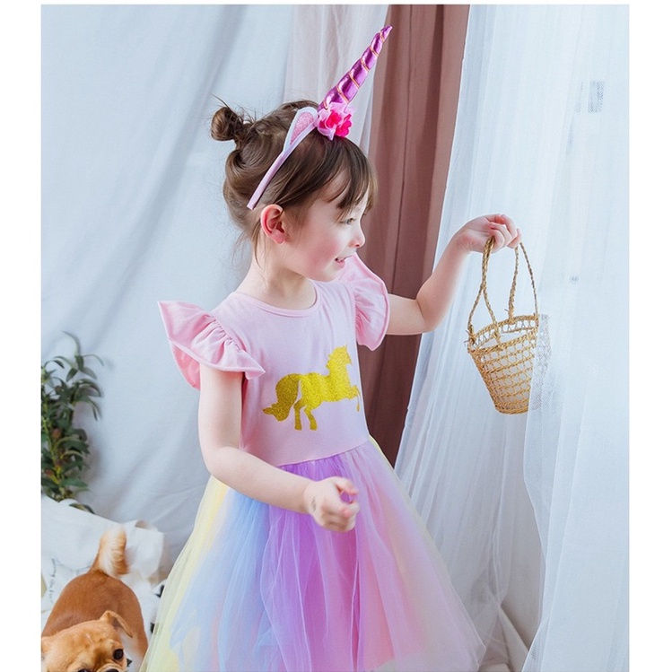 DRESS ANAK PEREMPUAN COSPLAY BAJU KOSTUM GAUN PRINCESS BALLET TUTU COSPLAY DPU