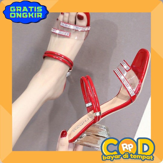 Terbaru Emory Ritanna 77Emo1779 Sandal Hak Wanita Import Batam Sandal Hak Tahu Rhm Sandal High Hells