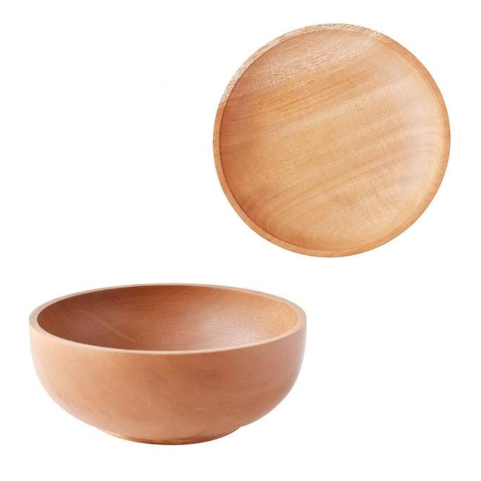 

Harap Baca Deskripsi Sebelum Order Wooden Bowl / Mangkuk Kayu 15Cm
