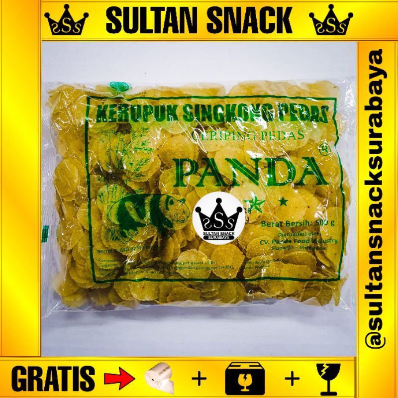 

SULTAN SNACK Krupuk Ceriping / Criping Singkong Panda