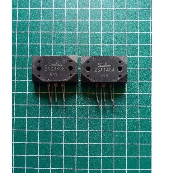 Terbaik.. Transistor SANKEN 2SA1494 - 2SC3858 2SA1619 - 2SC2922 Cabutan