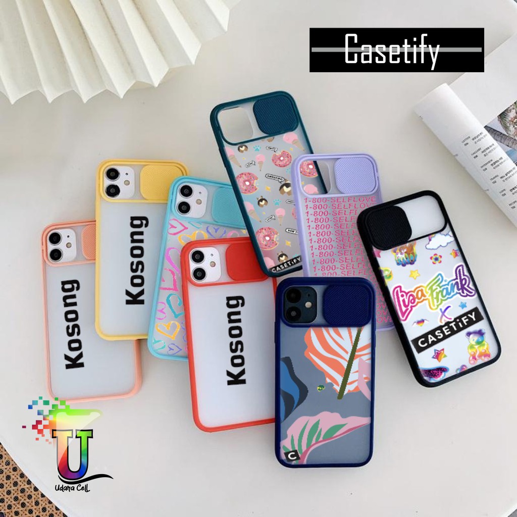SOFTCASE SLIDE KAMERA CASETIFY OPPO VIVO SAMSUNG XIAOMI REALME IPHONE ALL TYPE UC4694