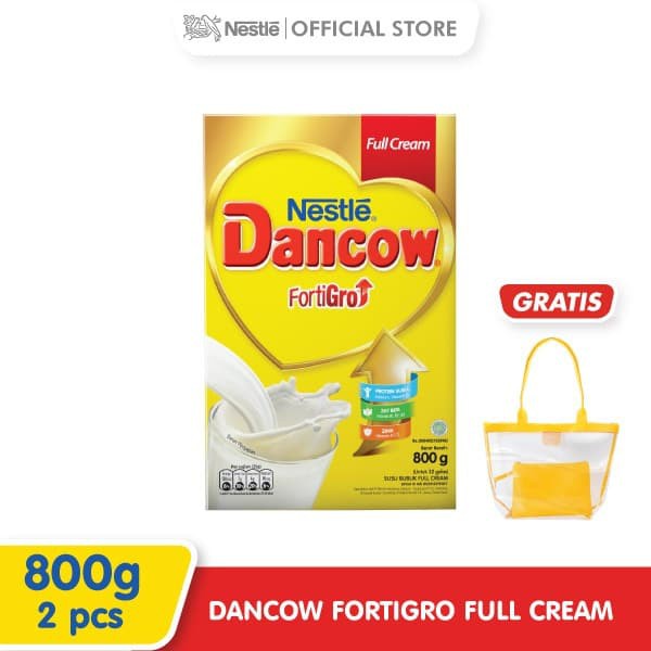 

PROMO DANCOW FORTIGRO SUSU BUBUK FULL CREAM POUCH 800G 2PCS GRATIS BAG TERMURAH