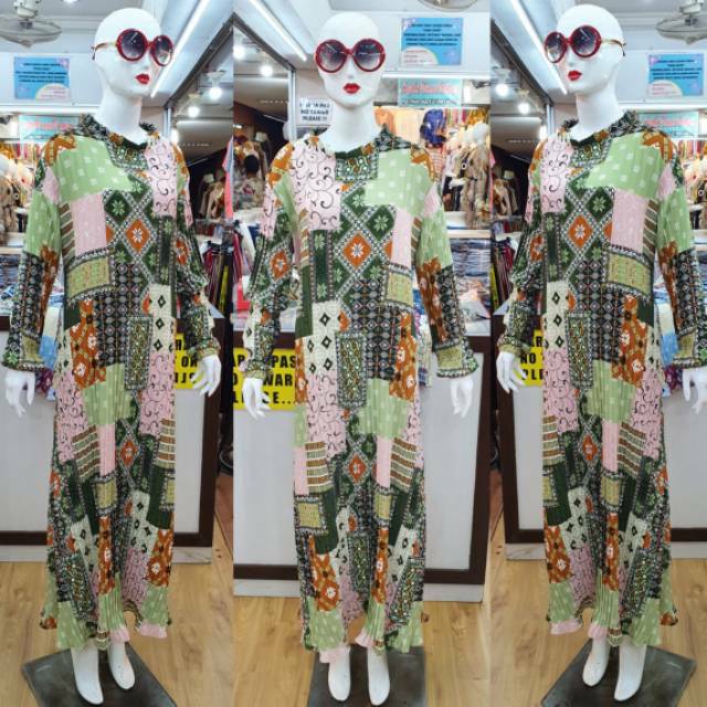 ❄ GAMIS FULL PLISKET MOTIF IMPORT