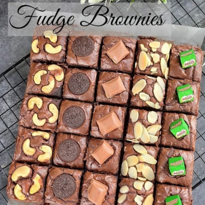 

Brownies Fudge | Bingkisan Ulang Tahun, Slametan, Kue Arisan