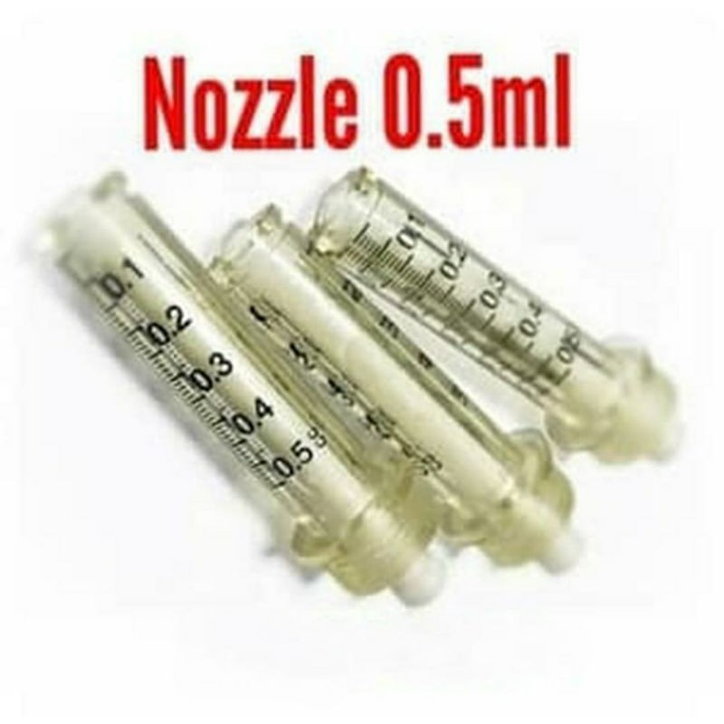 Nozzle 0,5 ml untuk Thesera/Rambo Pen/Comfort in/Hanan Gun/Ans Jet 1