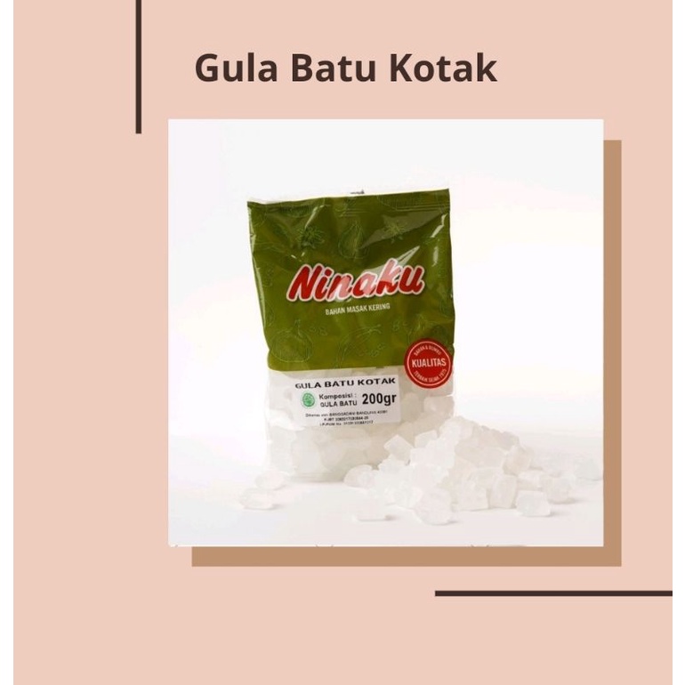 Gula Batu Kotak NINAKU 200 gram