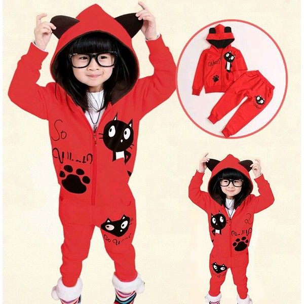 G SET JESICA setelan celana wanita dan jaket anak perempua n model terbaru harga murah