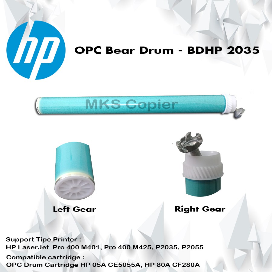 

OPC Drum Toner Cartridge HP 05A CE505A 80A CF280A HP Laserjet P2035 P2055 Pro 400 M401a MFP Murah