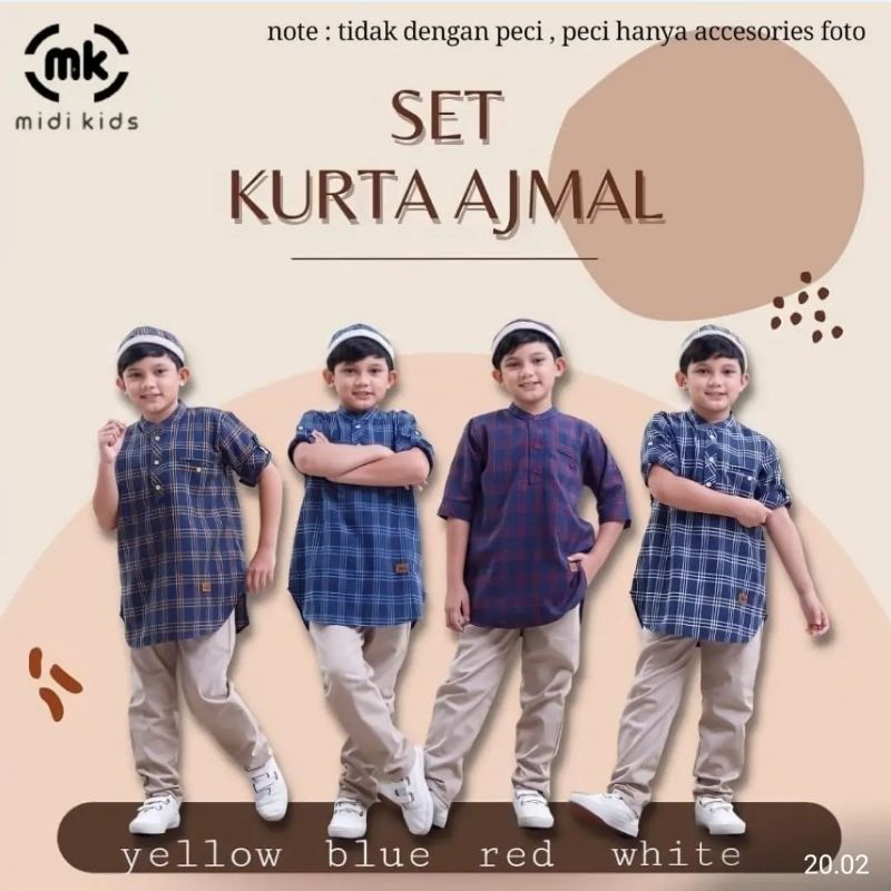 Setelan Koko Anak  Kurta Ajmal