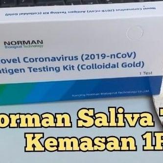 Ready Jual @Produk. Termurah  Swab Antigen Norman Saliva Air Liur Majdinafhi