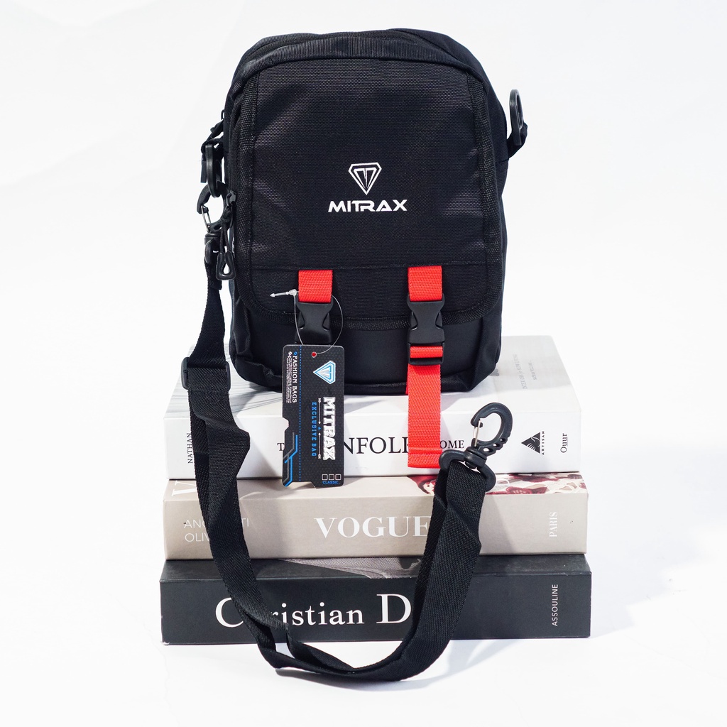 Tas Selempang Mitrax Cuatro 2 dengan Bahan Nylon! Tas Slempang Pria dan Wanita yang Keren!