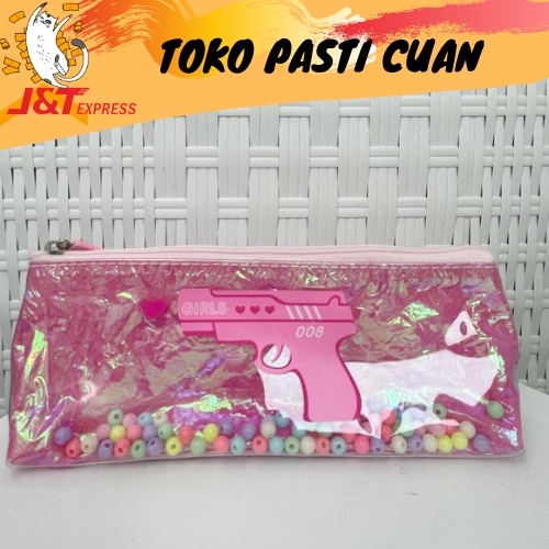 

KOTAK PENSIL PVC PISTOL KEPERLUAN ANAK SEKOLAH BISA COD LUCU