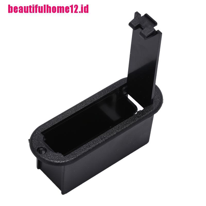 Kotak case holder Baterai pickup 9v Warna Hitam Untuk Gitar bass